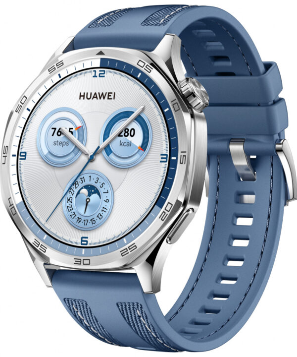 Huawei WATCH GT5 46mm 3,63 cm (1.43") AMOLED Digitaal 466 x 466 Pixels Roestvrijstaal GPS - Afbeelding 3