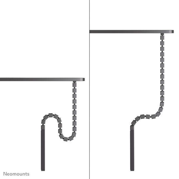Neomounts ADS06-133BL Kabelgeleider - schroefbevestiging - universeel - Afbeelding 4