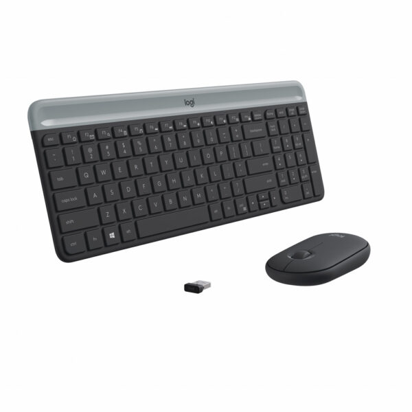 Logitech 920-009194 toetsenbord Inclusief muis Universeel RF Draadloos AZERTY Belgisch Grafiet - Afbeelding 9
