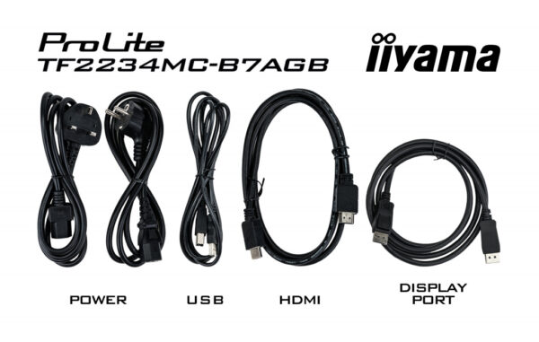 iiyama ProLite TF2234MC-B7AGB computer monitor 54,6 cm (21.5") 1920 x 1080 Pixels Full HD LED Touchscreen Multi-gebruiker Zwart - Afbeelding 11