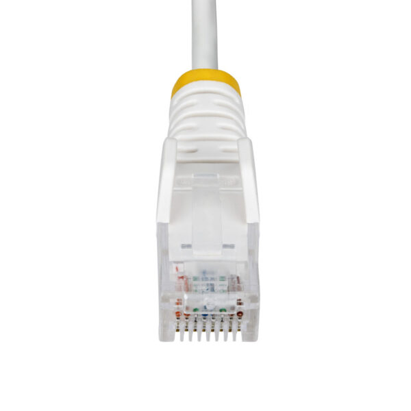 StarTech.com 2m Dunne CAT6 Ethernet Kabel, Wit, Snagless, 100W PoE, UTP, LSZH, 28AWG Pure Koperdraad, Slim RJ45 Netwerk Patchkab - Afbeelding 4