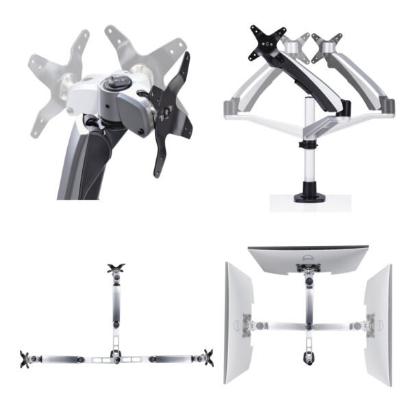 StarTech.com Single Monitor Arm voor Bureau, 27in 16:9 of 30in 21:9 Ultrawide Schermen, VESA 75x75/100x100, Instelling zonder Ge - Afbeelding 10