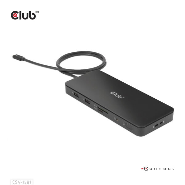 CLUB3D Thunderbolt 4 Certified 11-in-1 Docking Station - Afbeelding 3