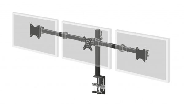 iiyama Desk Mount 68,6 cm (27") Bureau Zwart - Afbeelding 2