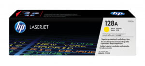 HP 128A originele gele LaserJet tonercartridge
