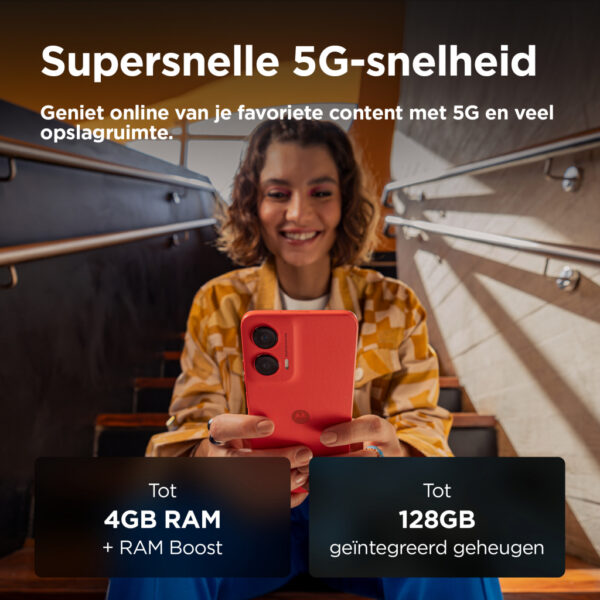 Motorola moto g35 5G 17,1 cm (6.72") Dual SIM Android 14 USB Type-C 4 GB 128 GB 5000 mAh Rood - Afbeelding 8