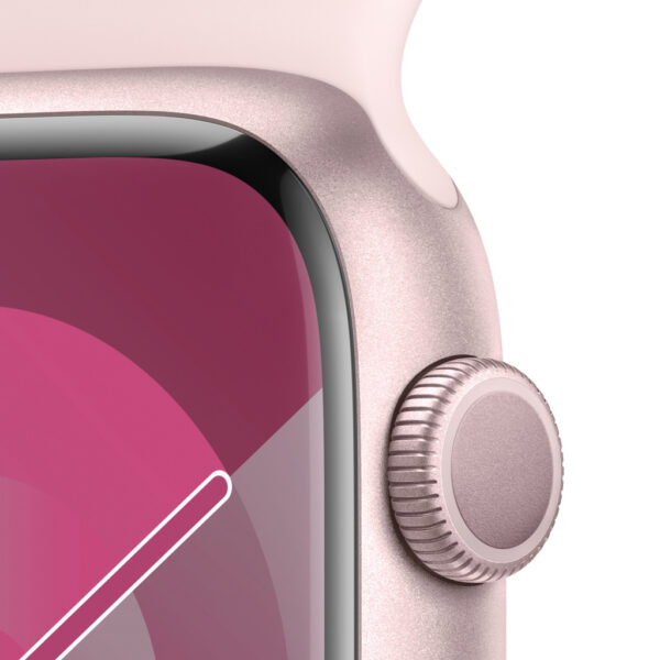 Apple Watch Series 9 45 mm Digitaal 396 x 484 Pixels Touchscreen Roze Wifi GPS - Afbeelding 2