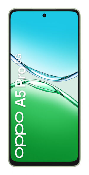 OPPO A5 Pro 5G 16,9 cm (6.67") Dual SIM Android 15 USB Type-C 8 GB 256 GB 5800 mAh Groen, Olijf
