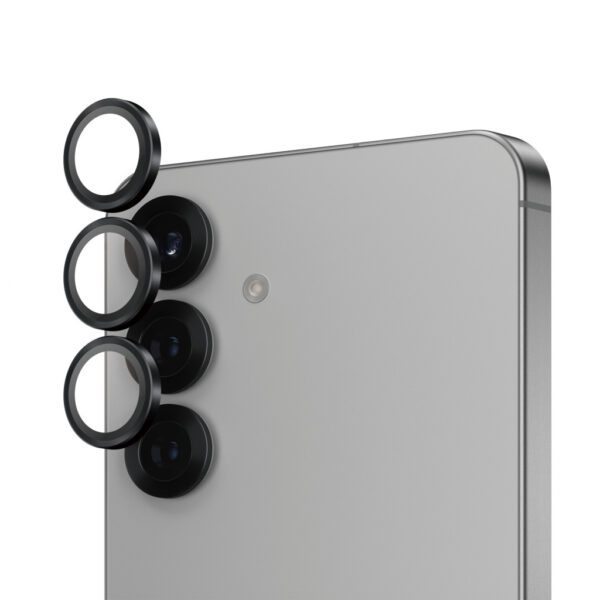 PanzerGlass ® Hoops® Black Camera Lens Protector Samsung Galaxy S25 Doorzichtige schermbeschermer 1 stuk(s)