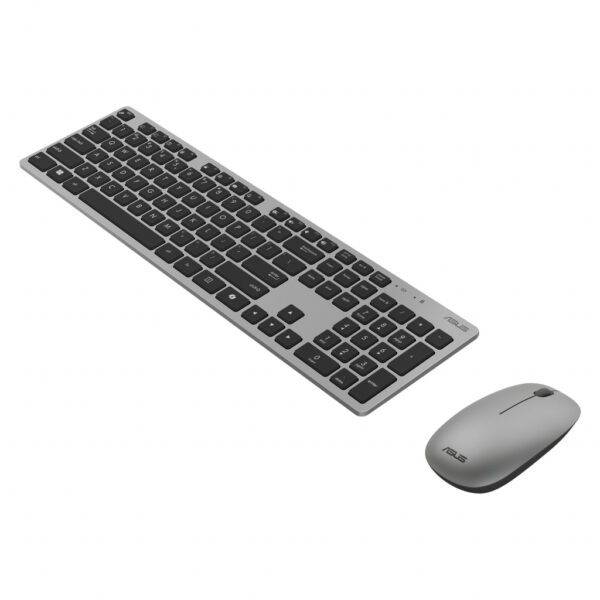 ASUS W5000 Wireless Keyboard and Mouse Set toetsenbord Inclusief muis Universeel RF Draadloos Grijs - Afbeelding 2