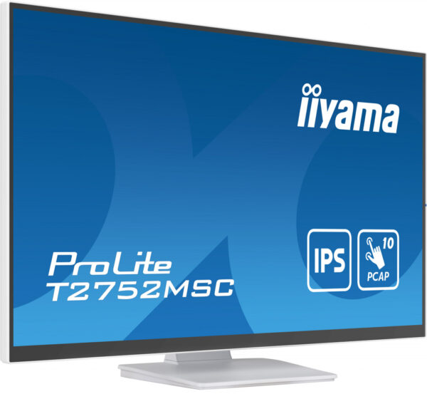iiyama ProLite T2752MSC-W1 computer monitor 68,6 cm (27") 1920 x 1080 Pixels Full HD LED Touchscreen Wit - Afbeelding 3