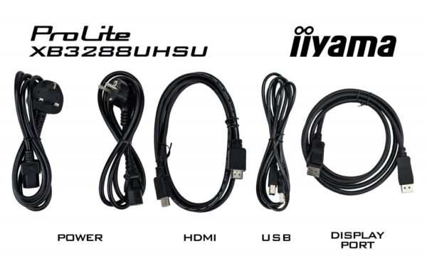 iiyama ProLite XB3288UHSU-B5 computer monitor 80 cm (31.5") 3840 x 2160 Pixels 4K Ultra HD LCD Zwart - Afbeelding 11