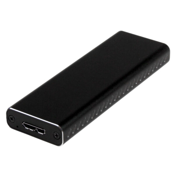 StarTech.com M.2 SSD Behuizing voor M.2 SATA SSDs - USB 3.0 (5Gbps) met UASP - Externe M.2 SSD Behuizing - Aluminum