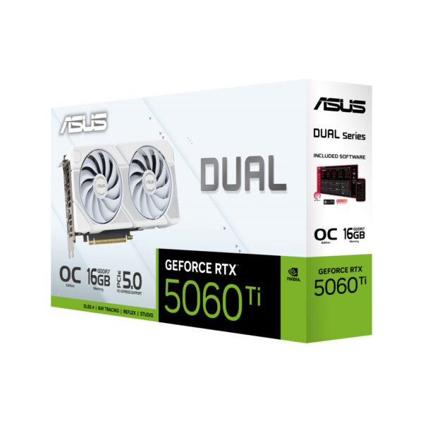 ASUS Dual -RTX5060TI-O16G-WHITE NVIDIA GeForce RTX 5060 Ti 16 GB GDDR7 - Afbeelding 13