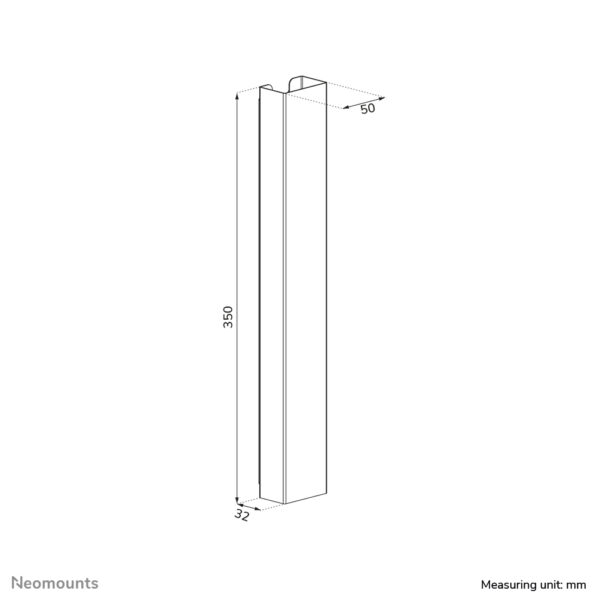Neomounts ADS06-123WH Kabelgoot - magnetische bevestiging - universeel - Afbeelding 9