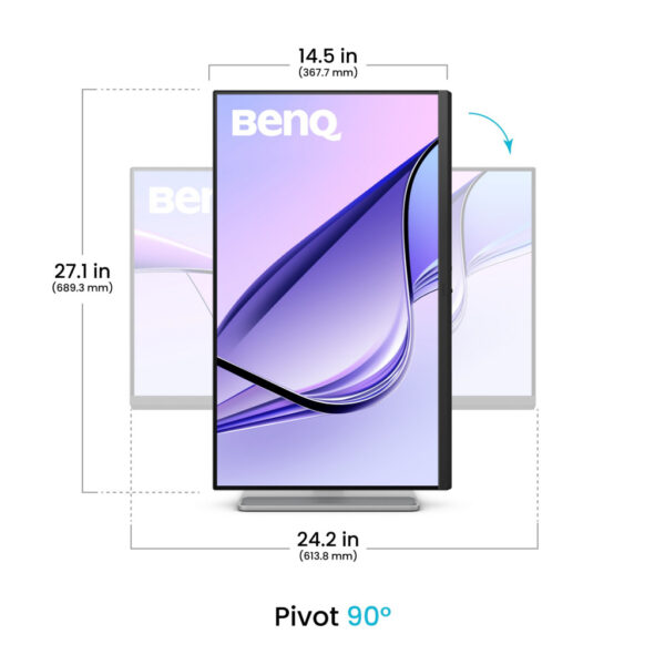 BenQ MA270U computer monitor 68,6 cm (27") 3840 x 2160 Pixels 4K Ultra HD Wit - Afbeelding 4