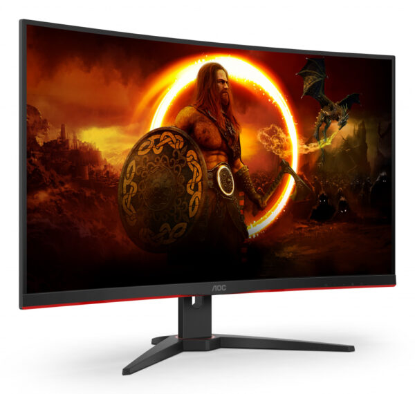 AOC G2 C32G2ZE/BK computer monitor 80 cm (31.5") 1920 x 1080 Pixels Full HD LED Zwart, Rood - Afbeelding 10
