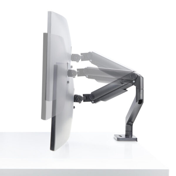 StarTech.com Monitor Arm voor Bureau, Tot 49in 32:9 Ultrawide Curved Monitors, Mechanische Springveer Arm, C-Klem/Doorvoertule, - Afbeelding 5