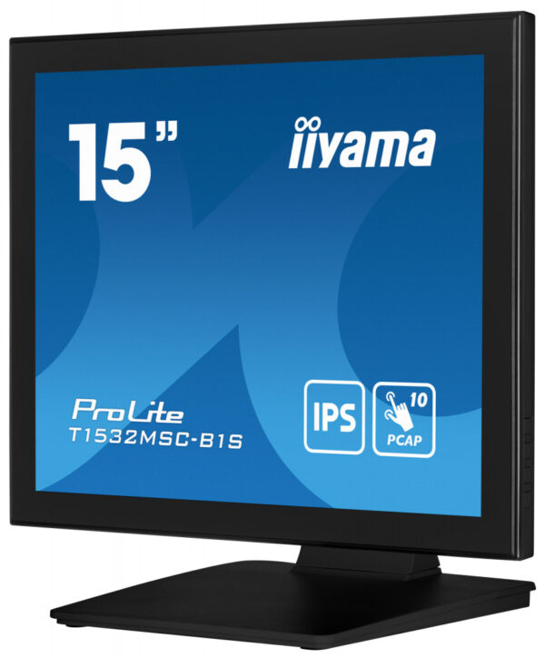 iiyama ProLite T1532MSC-B1S computer monitor 38,1 cm (15") 1024 x 768 Pixels XGA LCD Touchscreen Zwart - Afbeelding 10