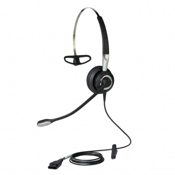 Jabra BIZ 2400 II Headset Bedraad Neckband, oorhaak, Hoofdband Kantoor/callcenter Zwart, Zilver - Afbeelding 2