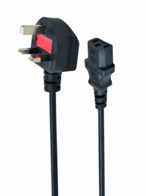 Gembird PC-187 electriciteitssnoer Zwart 1,8 m C13 stekker 3-pin