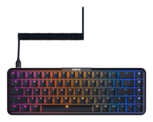 Fnatic STREAK65 LP toetsenbord Gamen USB QWERTY US International Zwart