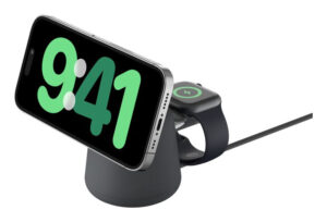 Belkin BoostCharge Pro Hoofdtelefoons, Smartphone, Smartwatch Houtskool AC Draadloos opladen Snel opladen Binnen
