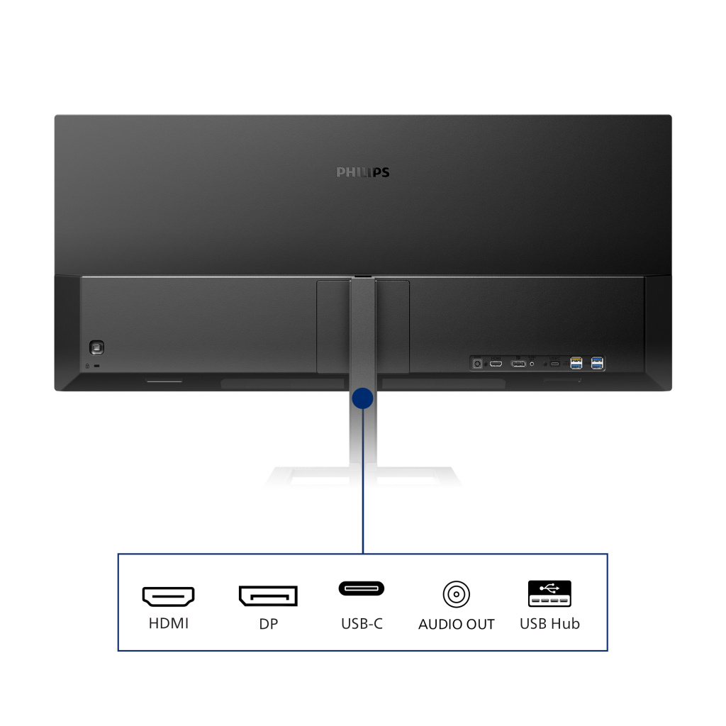 Philips E Line 346E2LAE/00 LED display 86,4 cm (34") 3440 x 1440 Pixels Wide Quad HD LCD Zwart - Afbeelding 10