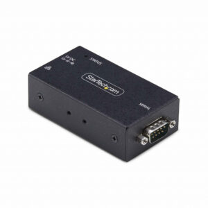 StarTech.com 1-Port Serieel naar Ethernet Adapter, IP Serial Device Server voor Remote RS232 Apparatuur, Muur/DIN Rail Monteerba