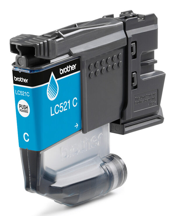 Brother LC521C inktcartridge 1 stuk(s) Origineel Cyaan - Afbeelding 4