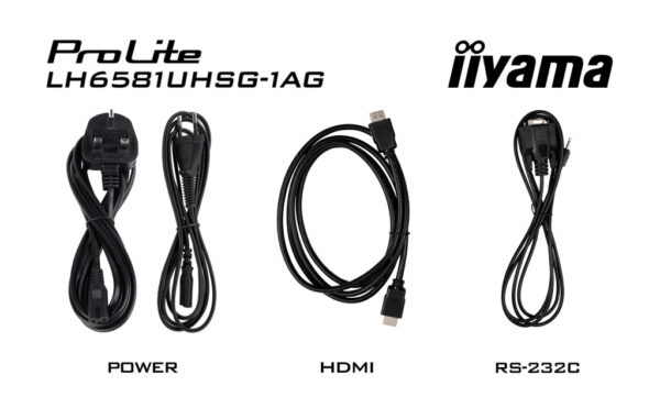 iiyama LH6581UHSG-1AG beeldkrant Digitale signage flatscreen 163,8 cm (64.5") Wifi 500 cd/m² 4K Ultra HD Wit Type processor Andr - Afbeelding 16