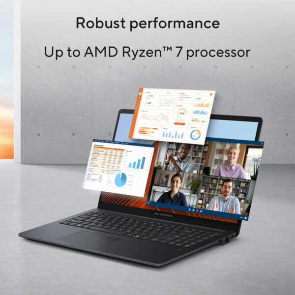 ASUS ExpertBook BM1 BM1503CDA-S71117X AMD Ryzen™ 7 7735HS Laptop 39,6 cm (15.6") Full HD 16 GB DDR5-SDRAM 512 GB SSD Wi-Fi 6E (8 - Afbeelding 3