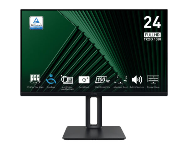 MSI Pro MP245PG computer monitor 60,5 cm (23.8") 1920 x 1080 Pixels Full HD LCD Zwart - Afbeelding 2