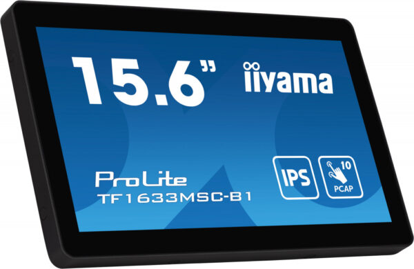 iiyama ProLite TF1633MSC-B1 computer monitor 39,6 cm (15.6") 1920 x 1080 Pixels Full HD Touchscreen Zwart - Afbeelding 6
