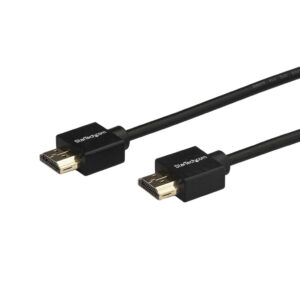 StarTech.com 2m Dunne HDMI 2.0 Kabel, 4K High Speed HDMI Kabel met Ethernet, 4K 60Hz HDR10, UHD HDMI Kabel, M/M Gripping Connect