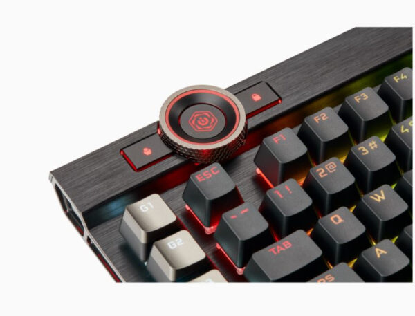 Corsair K100 RGB toetsenbord Gamen USB QWERTY Amerikaans Engels Zwart - Afbeelding 17