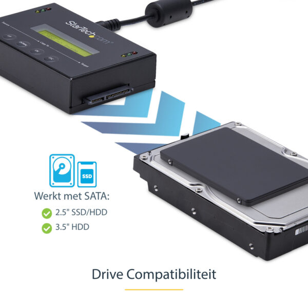 StarTech.com 1:1 Standalone Hard Drive Cloner met Multi Disk Image Manager voor Backup en Restore, Meerdere Disk Images opslaan - Afbeelding 10