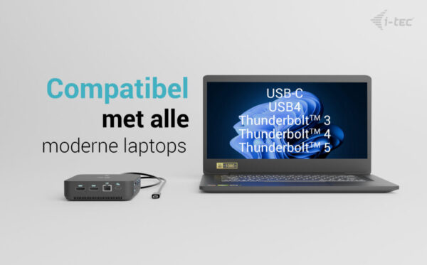 i-tec USB-C DP Dual HDMI Dock Power Delivery - Afbeelding 6