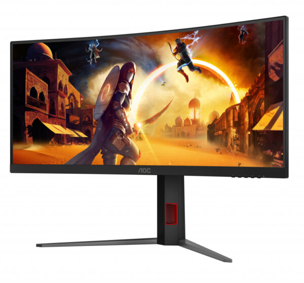 AOC G4 CU34G4 computer monitor 86,4 cm (34") 3440 x 1440 Pixels Wide Quad HD LED Zwart, Rood - Afbeelding 5