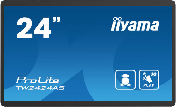 iiyama TW2424AS-B1 beeldkrant Digitale signage flatscreen 60,5 cm (23.8") Wifi 250 cd/m² 4K Ultra HD Zwart Touchscreen Type proc - Afbeelding 7