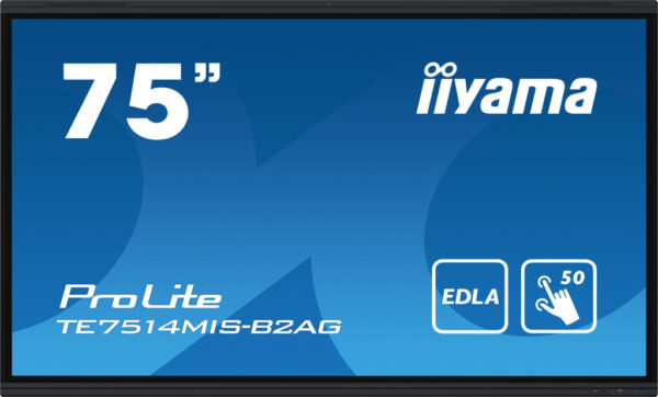 iiyama PROLITE TE7514MIS-B2AG Digitale signage flatscreen 190,5 cm (75") LCD Wifi 435 cd/m² 4K Ultra HD Zwart Touchscreen Type p - Afbeelding 18