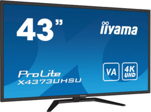iiyama ProLite X4373UHSU-B1 computer monitor 108 cm (42.5") 3840 x 2160 Pixels 4K Ultra HD Zwart