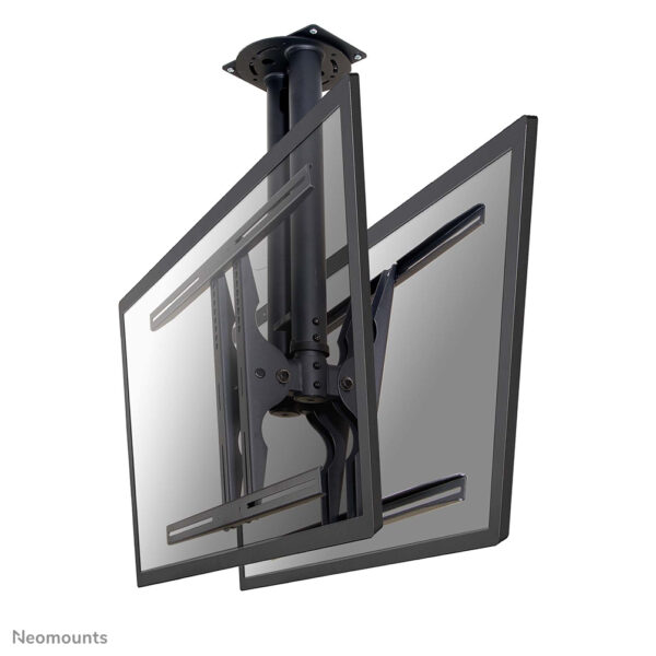 Neomounts PLASMA-C100D Dual monitor/TV-beugel plafond 37-75" - h 67-107 cm
