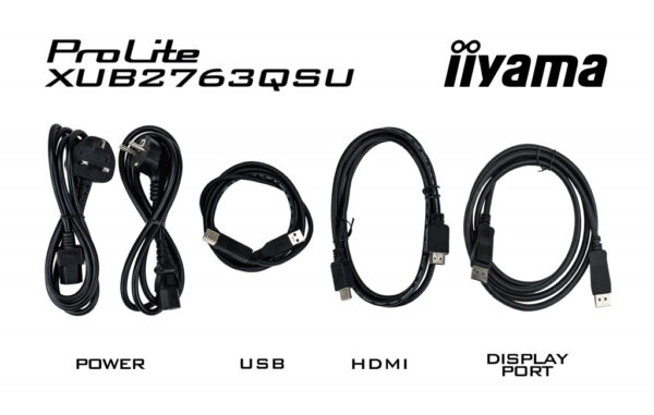 iiyama ProLite XUB2763QSU-B1 computer monitor 68,6 cm (27") 2560 x 1440 Pixels Full HD LED Zwart - Afbeelding 16