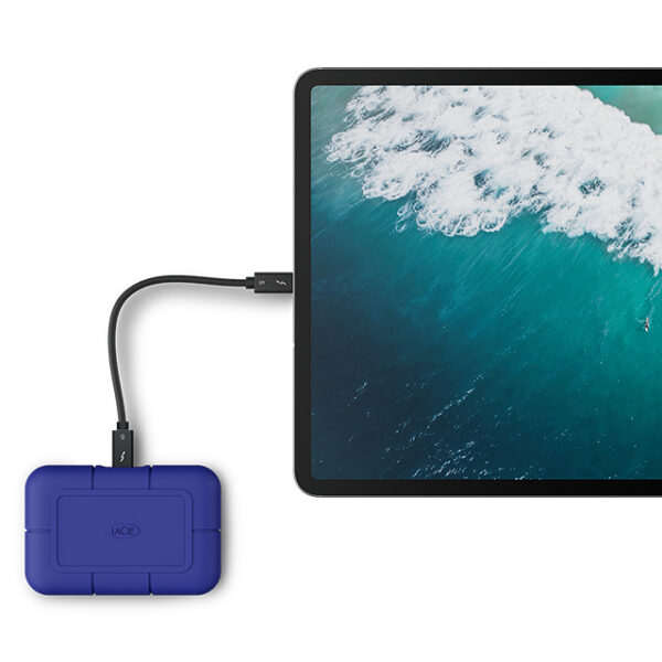 LaCie STNA2000400 externe solide-state drive Thunderbolt technologie 2 TB USB Type-C Blauw - Afbeelding 4