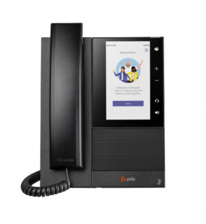 Poly CCX 505 Business Media Phone voor Microsoft Teams met PoE-ondersteuning