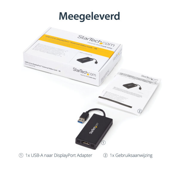 StarTech.com USB 3.0 naar 4K DisplayPort externe Multi-Monitor grafische videoadapter – DisplayLink gecertificeerd – Ultra - Afbeelding 11