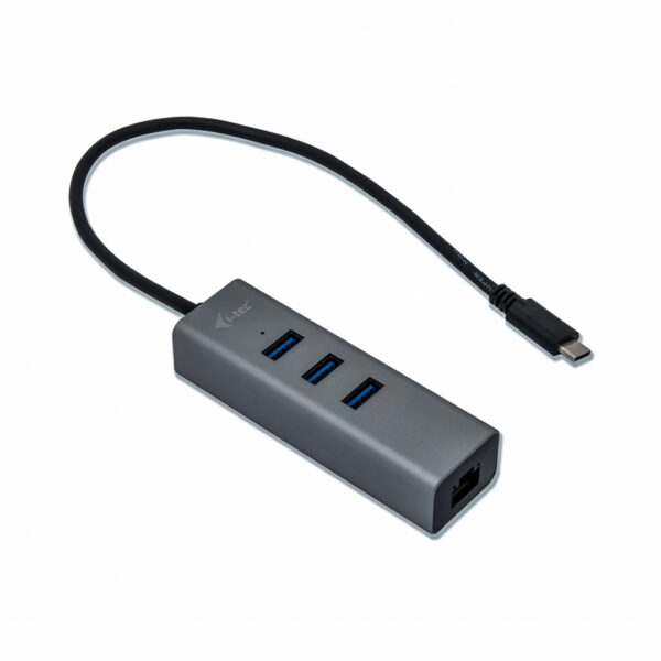 i-tec Metal USB-C HUB 3 Port + Gigabit Ethernet Adapter - Afbeelding 2
