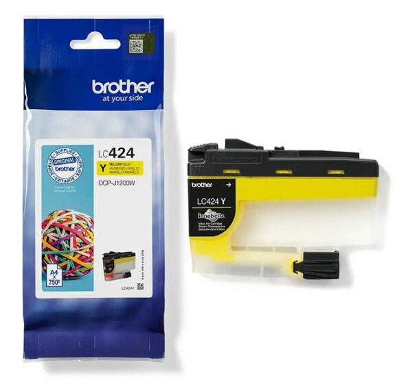 Brother LC-424Y inktcartridge 1 stuk(s) Origineel Geel - Afbeelding 3