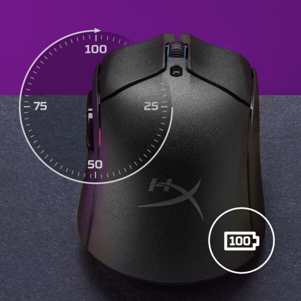 HyperX Pulsefire Haste 2 - draadloze gamingmuis (wit) - Afbeelding 7